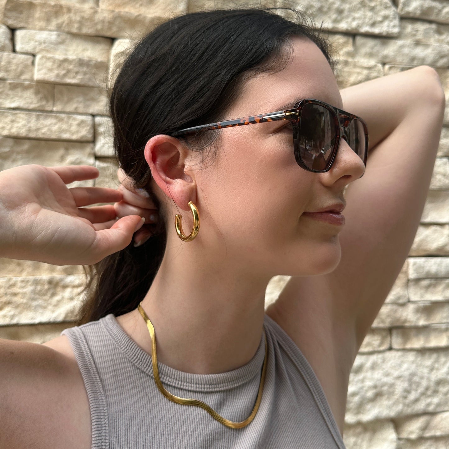Rosalind Classic Herringbone Necklace