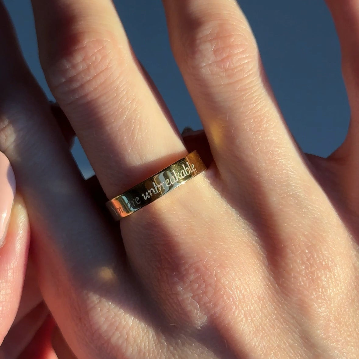 You Are Unbreakable Ring